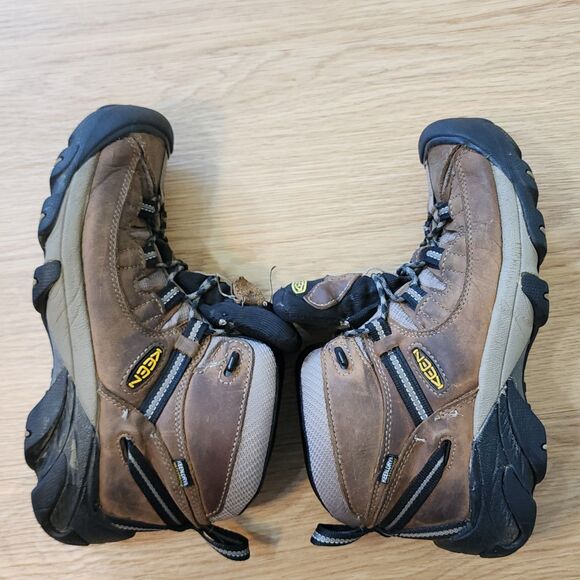 KEEN Dry Waterproof KTH 100441 Leather Hiking Outdoor Trail Shoes Boots Mens 9.5 - Picture 10 of 15